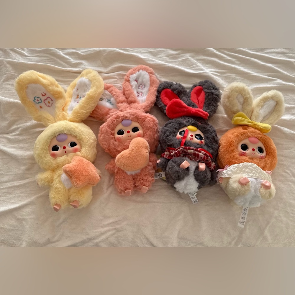 Labubu set Cute Plush Bunny Dolls Set